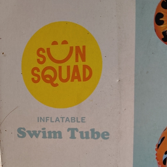 Inflatable Leopard Pool Tube - Picture 2 of 5